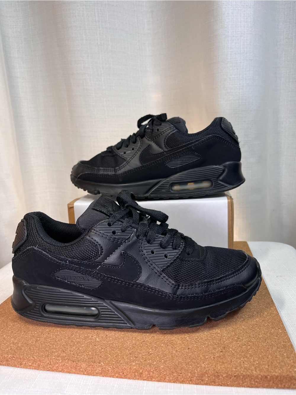 Nike Air Max 90 Recraft Triple Black Women’s Size 8 CQ2560-002